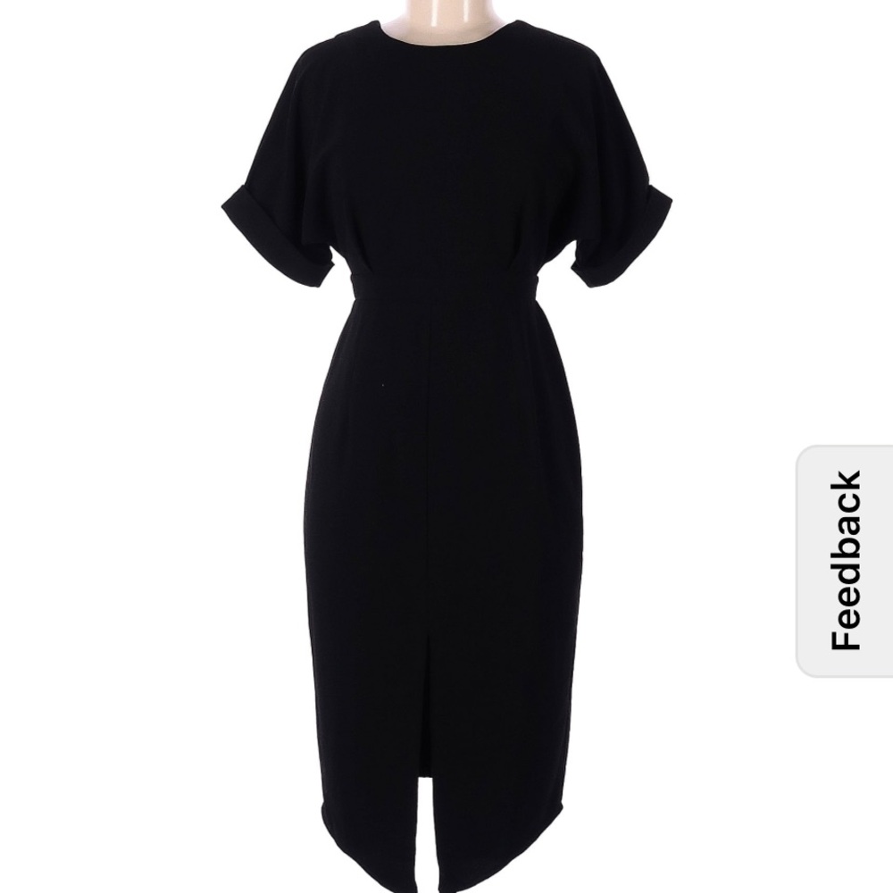 ASOS Elegant Front Slit Midi Dress